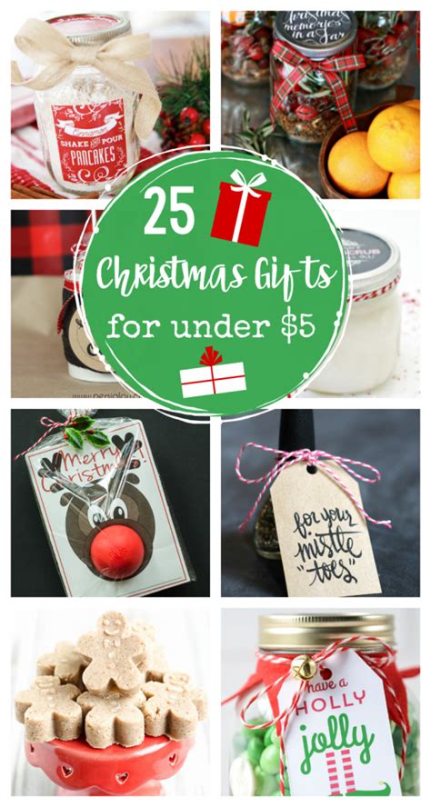 25 Cheap Gifts for Christmas-Under $5 - Crazy Little Projects