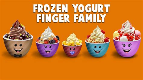 The finger family frozen yogurt family nursery rhyme yogurt finger ...