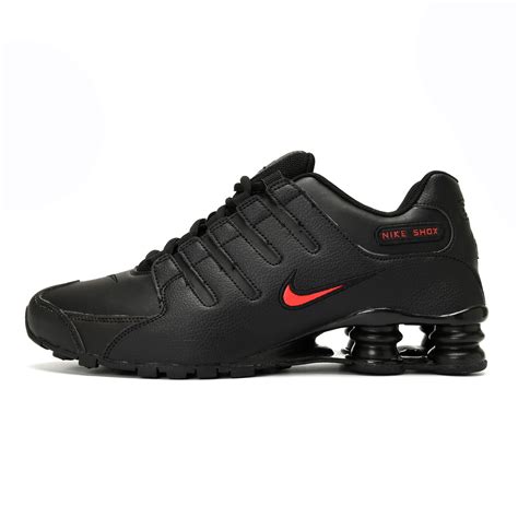 Nike Shox NZ All black and red | Kabum Zapas