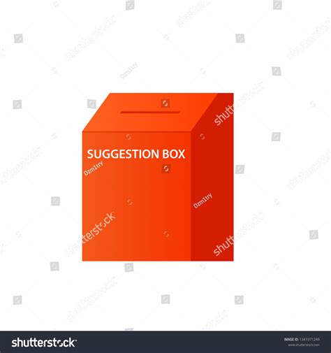 Suggestion Box Icon Clipart Image Isolated Stock Vector (Royalty Free ...