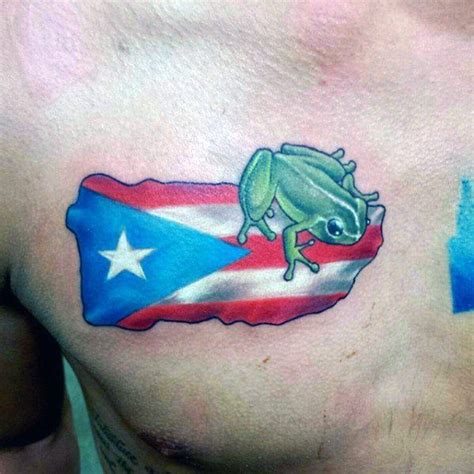 50 Cool Puerto Rican Flag Tattoo Ideas for Men | Flag tattoo, Tattoos ...