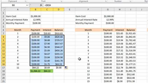 Credit Card Interest Calculator Excel Template