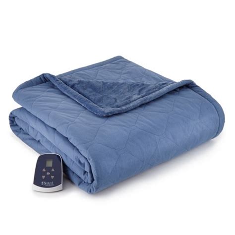 Shavel Home Productsmicro Flannel Reversible Electric Throw Blanket, 62" X 84" : Target