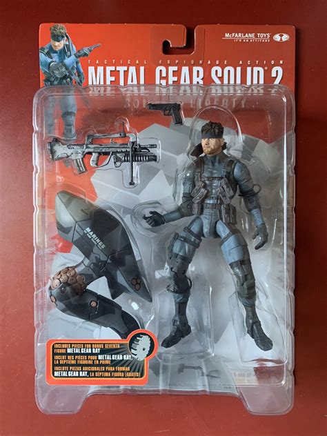 Metal Gear Solid SOLID SNAKE Action Figure (McFarlane Toys, 2001) NEW IN BOX ...