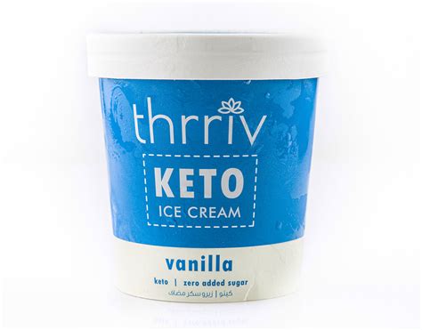 Keto Ice Cream Vanilla Pack of 6*100ML – Thrriv