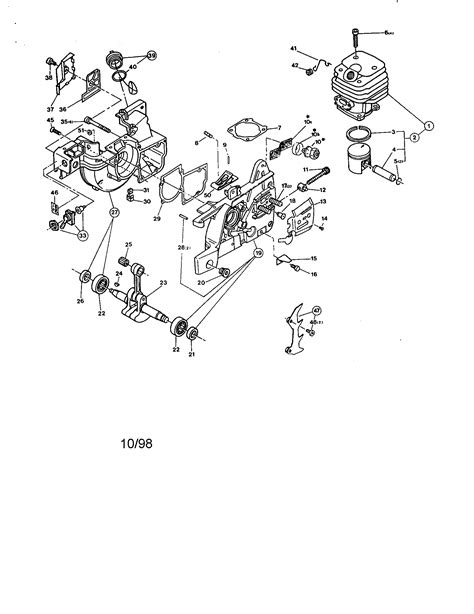 Makita Chainsaw Parts Diagram