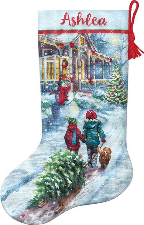 "Christmas Tradition Stocking" | Cross Stitch Kit