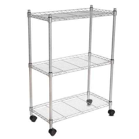 Modern 3 Tier Wire Shelf Shelving Kitchen Rack Heavy Duty Microwave ...