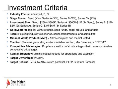 The Venture Capital Process