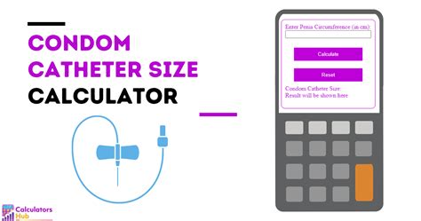 Condom Catheter Size Calculator Online