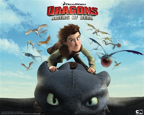 Hiccup with Toothless from How to Train Your Dragon Riders of Berk ...