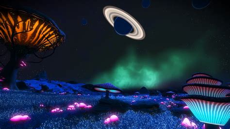 No Man's Sky now has bio luminescent planets. : gaming