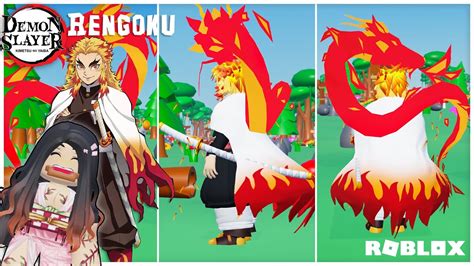 Roblox Rengoku Cosplay 100% layered Clothing & Nezuko Update: Demon ...