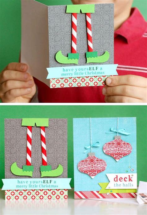 Make Your Own Creative Christmas Cards This Winter-homestheitcs.net (20) | Christmas cards kids ...