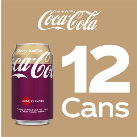 Coca-Cola® Cherry Vanilla Soda Cans - LIMIT OF 10, 12 pk / 12 fl oz - Mariano’s