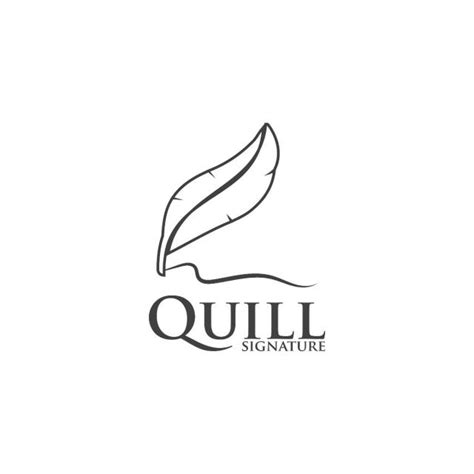 Quill logo design template Template for Free Download on Pngtree