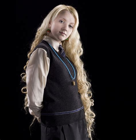 Luna Lovegood in her school uniform from the Half Blood Prince | Luna lovegood, Harry potter ...