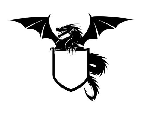 Dragon Crest Shield Illustrations, Royalty-Free Vector Graphics & Clip ...