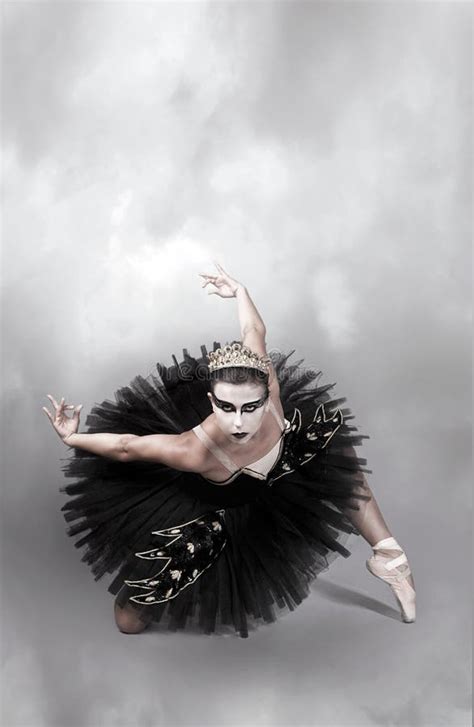 Black Swan Ballet Dancer stock photo. Image of performer - 21123942