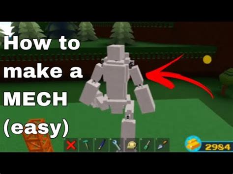 How to make a SIMPLE and EASY MECH (NO SCALE!) - Roblox (BABFT) - YouTube