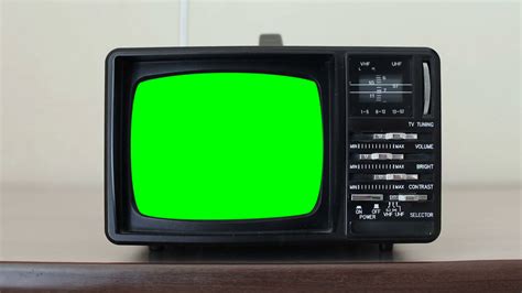 Retro Television With Green Screen Switching Stock Footage SBV-338647767 - Storyblocks