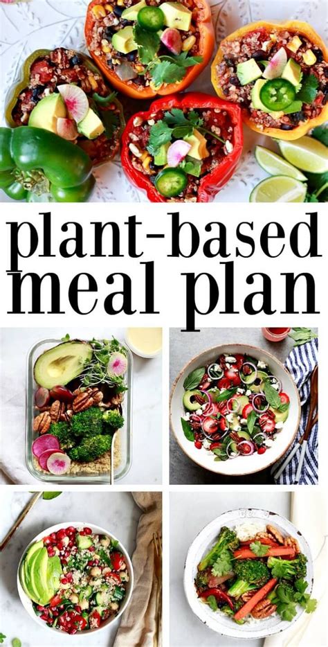 Vegan Weekly Meal Plan - Vegetarian, Gluten-Free, Vegan Meal Prep