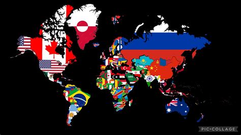 Flag map of the world by ColleenFord on DeviantArt