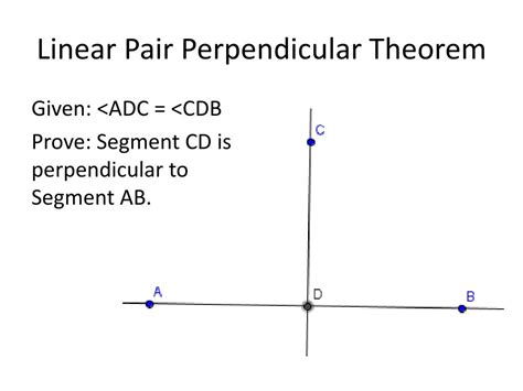 Linear Pair Theorem