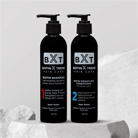 Biotin Shampoo and Biotin Keratin Conditioner Bundle for Hair Growth - – Biotin Xtreme Hair Care