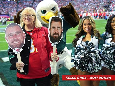 Travis Kelce, Jason Kelce Share Emotional Embrace With Mom On Field At ...