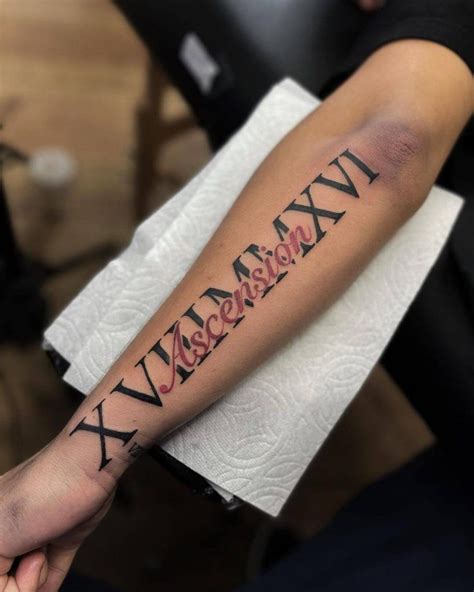 Roman Numerals Tattoo Forearm Men Roman Numeral Tattoos Designs Ideas | Hot Sex Picture