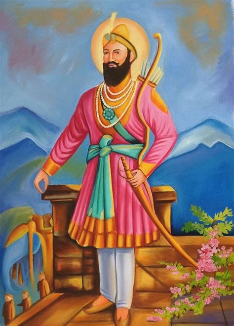 guru gobind singh ji oil paintings , guru gobind singh ji canvas paintings , guru gobind singh ...