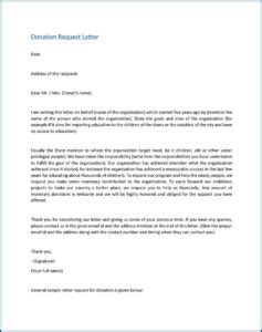 Donation Request Letter Template (Free Sample)