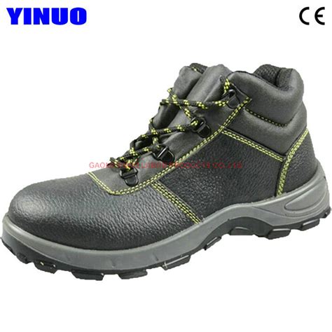 Leather Steel Toe Steel Midsole Construction Mining Work Safety Boots - Safety Boots and Mining ...