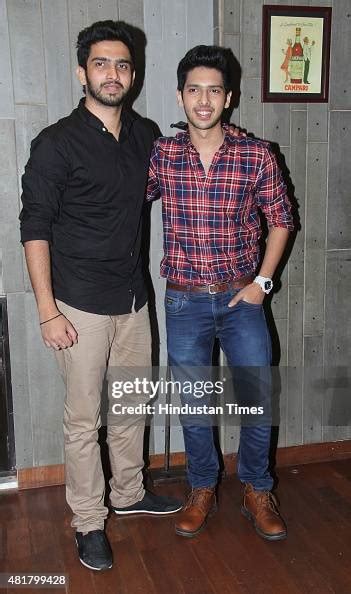 Bollywood singer Armaan Malik with brother Amaal Malik during his ...