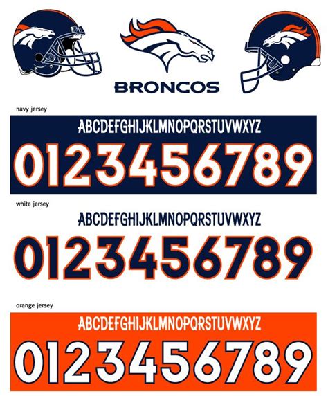 denver broncos font NFL | fonts & numbers | Pinterest | Fonts, Denver and Broncos