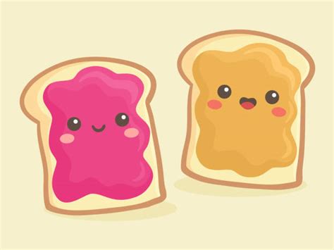 Peanut Butter And Jelly Sandwich Illustrations, Royalty-Free Vector Graphics & Clip Art - iStock