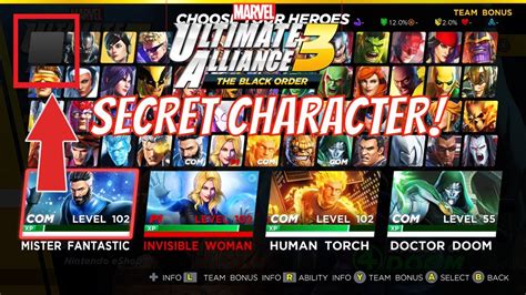 Marvel Ultimate Alliance 3 Secret Character Unlocked (Beat Shadow Of ...