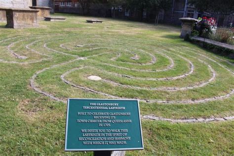 The labyrinth at St. John's church on High Street - Picture of Tor's Tour of the Tor ...