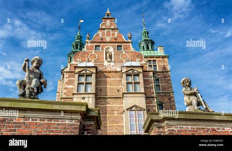 Rosenborg Palace in the Rosenborg gardens in Copenhagen, Denmark Stock ...