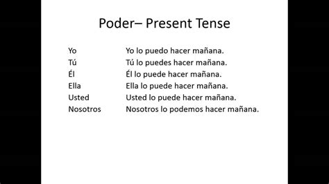 Poder - Present Tense - YouTube