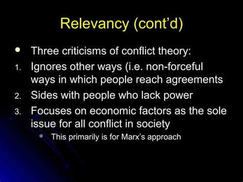 Conflict Theory | PPT