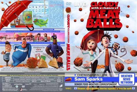 Cloudy With A Chance Of Meatballs - Movie DVD Custom Covers - Cloudy With A Chance Of Meatballs ...