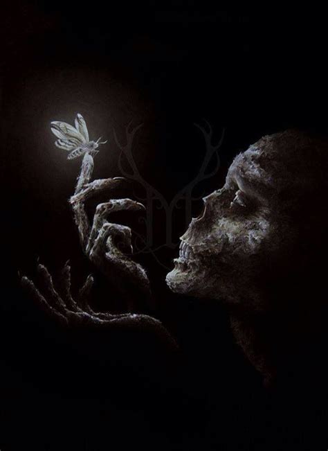 Skull Dark art ~Gothic Art | Fairy | Pinterest