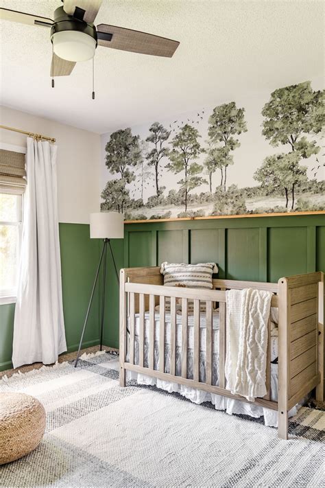 Woodland Baby Boy Nursery Makeover | Baby boy room nursery, Nursery room inspiration, Baby room ...