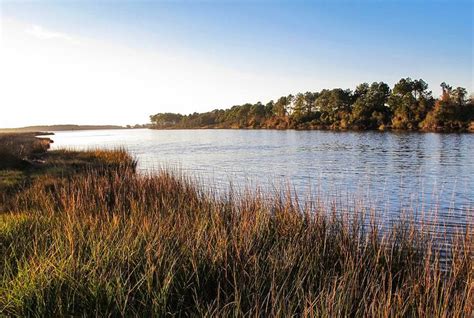 1-30-16 The Intracoastal Waterway at Gulf Shores, AL. The ICW is a 3,000-mile inland waterway ...