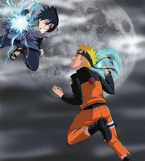 Naruto vs. Sasuke by CarishinLove on DeviantArt