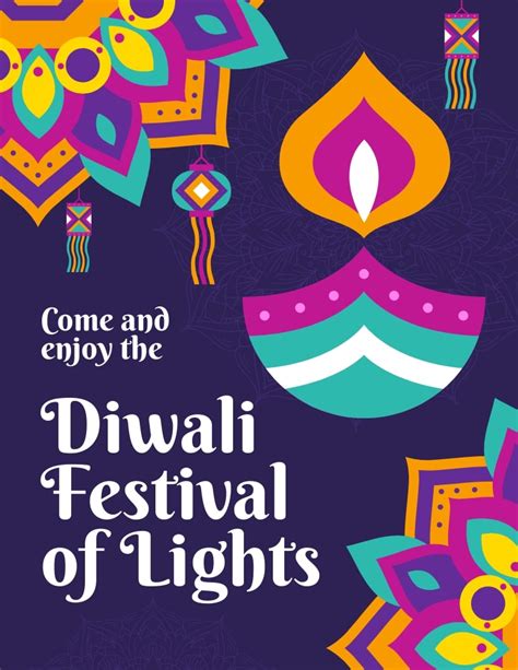 Diwali Food Flyer Template | Template.net