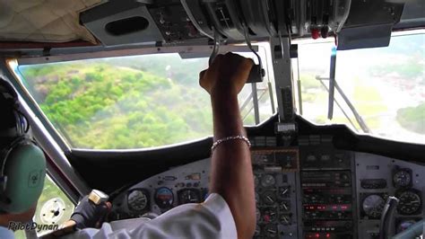 Twin Otter Landing at St Barthelemy in FULL HD1080p (Cockpit view included!) | Cockpit, Aircraft ...