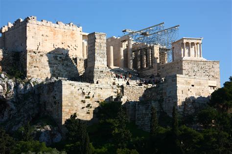 Propylaea, Acropolis of Athens (Illustration) - World History Encyclopedia